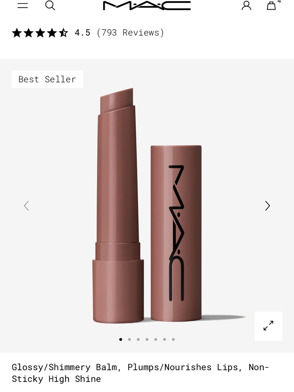 Mac SQUIRT PLUMPING GLOSS STICK balm